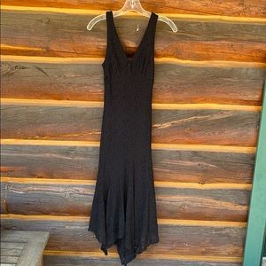 Vintage looking black lace dress
